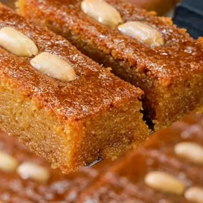 Anamur şambali tatlısı - fıstıklı şam tatlısı