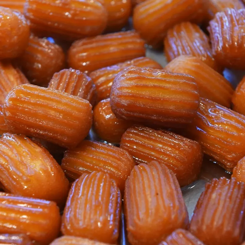 Anamur tulumba tatlısı - şerbetli sıcak tatlı